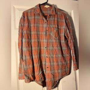 Women’s Love Note Flannel- Size Large